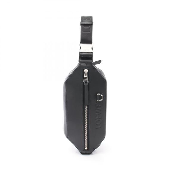 Loewe Handbags - Loewe Convertible Sling Waist Bag Body Leather Black